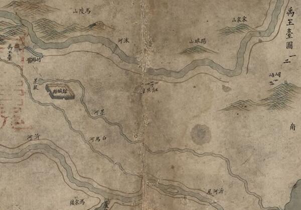 1749年《黄河下游闸坝图》