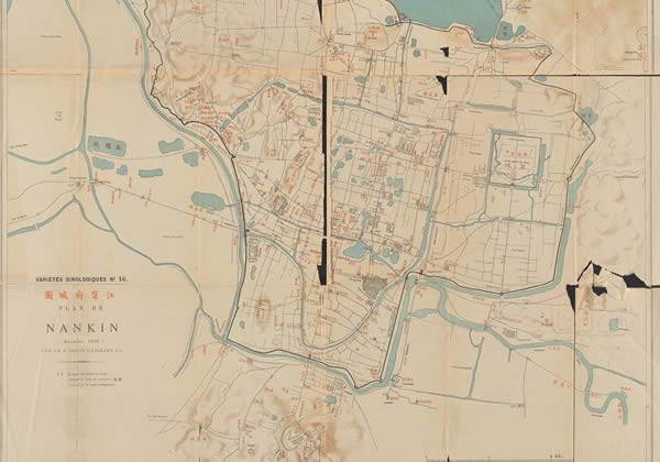 1898年江宁府城图