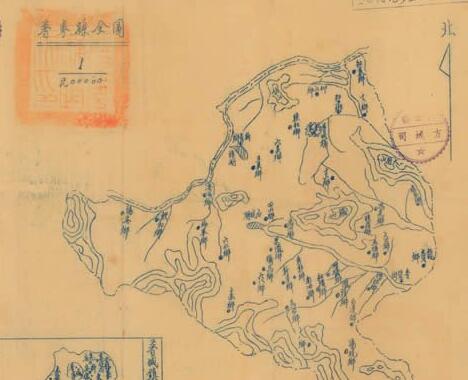1941年广东省《普宁县全图》