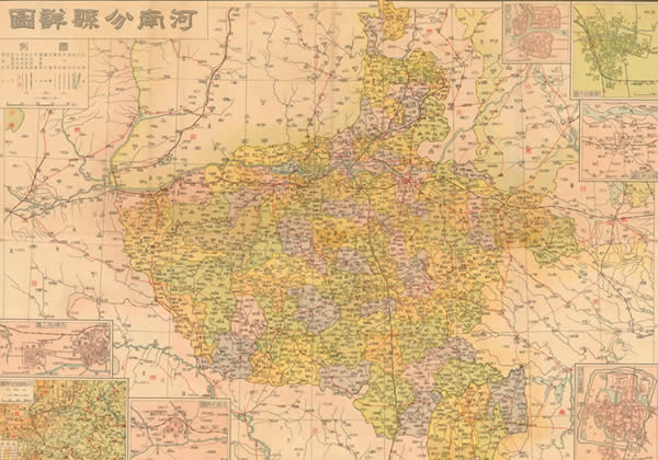 1946年河南分县详图