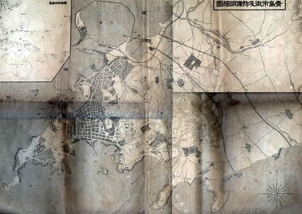 1914年《青岛市街及防备明细图》