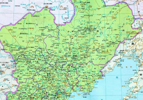 清朝 直隶地图全图