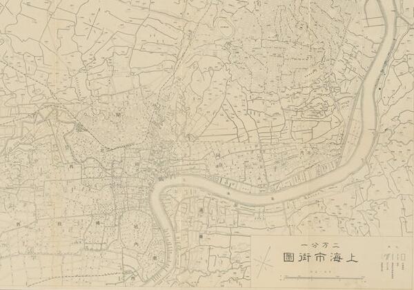 1937年《上海市街图》