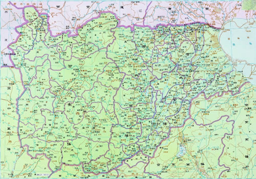 北宋 河北东路、河北西路、河东路地图