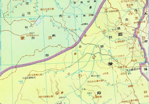 金朝 北京路 临潢府路地图高清版