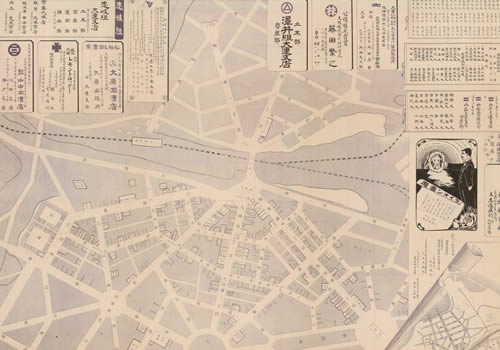 1906年《大连实业地图案内》