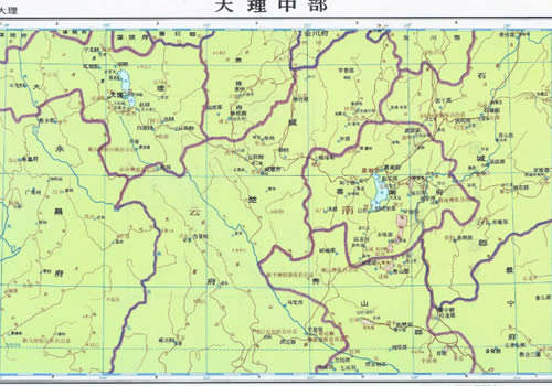 南宋 大理中部地图全图