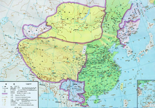 唐时期地图全图