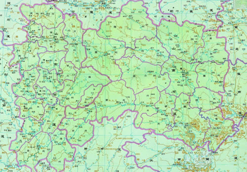 唐朝 山南东道、山南西道地图