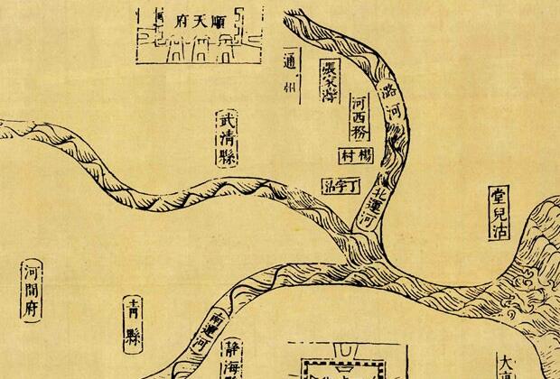 1674年《天津卫城图》