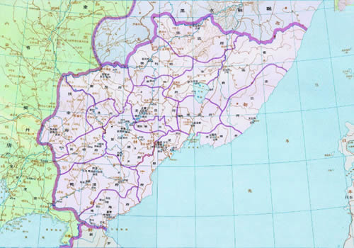 唐朝时期 渤海地图全图