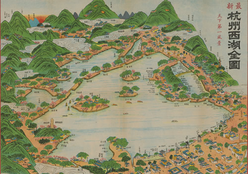 1920年代《最新西湖全图》