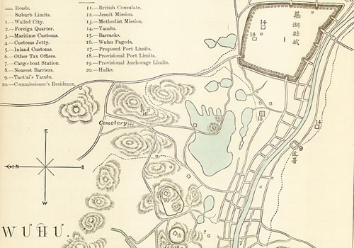 约1882-1891年《芜湖港口图》