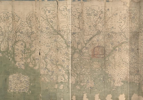 1884年《广东通省水道图》