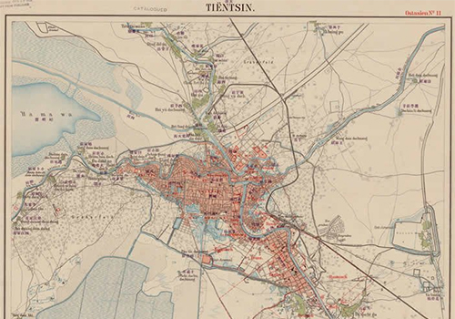 1905年天津地图（英汉双语）