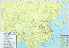 中国在旧石器时代的遗址地图