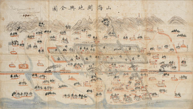 1900年《山海关地舆全图》插图