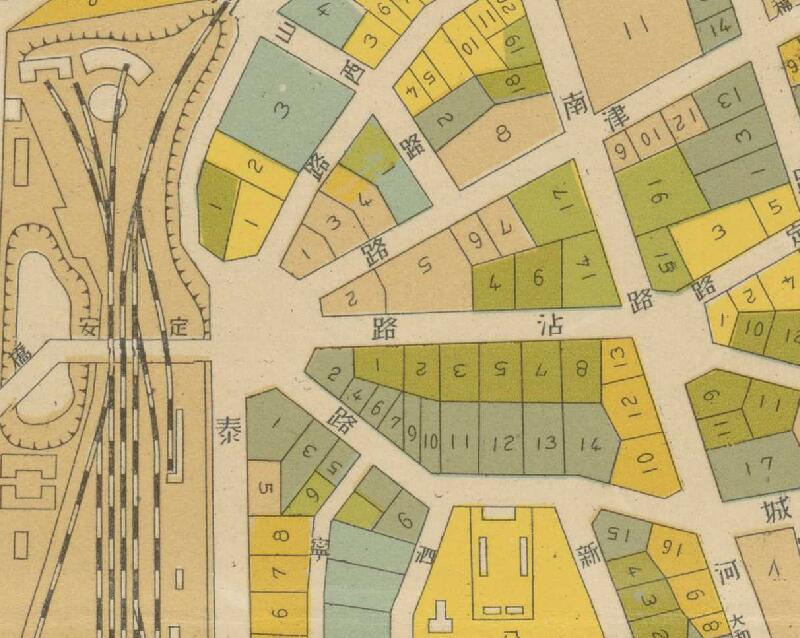 1914-1945年《最新青岛市街一览图》插图1