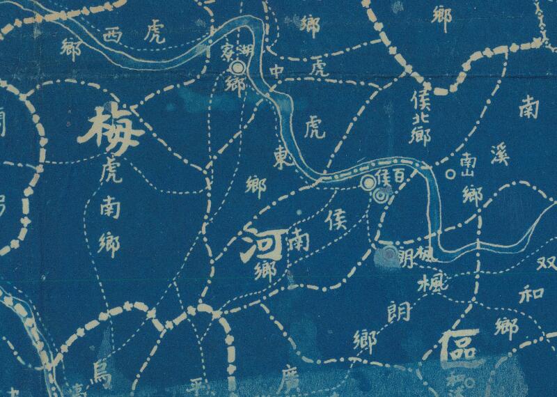 1942年《广东省大埔县实施新县制区乡镇图》插图2