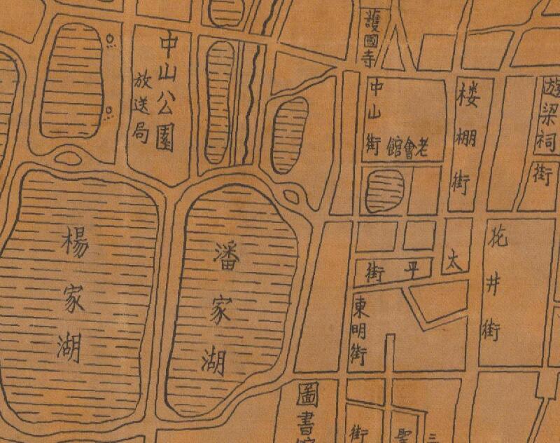 1936-1947年《开封市要图》插图2