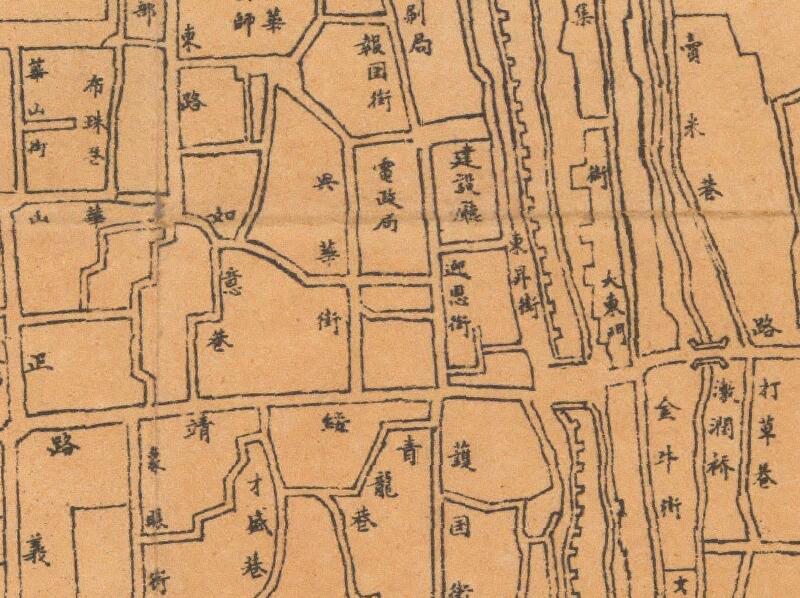 1939年《昆明市区街道村镇图》插图2