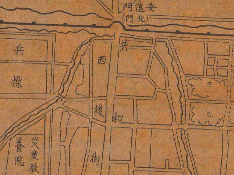 1936-1947年《开封市要图》插图3