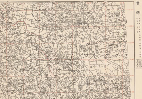 1943年山东曹县地图