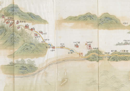 1751年《自杭州行宫游西湖道里图说》