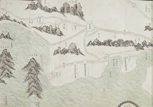 1862-1864年《苏州府阊胥二门外附郭地舆图》