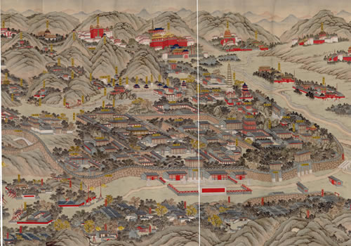 1875–1900年《热河行宫全图》