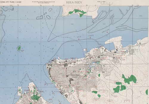 1946年《厦门地图》美军绘制版