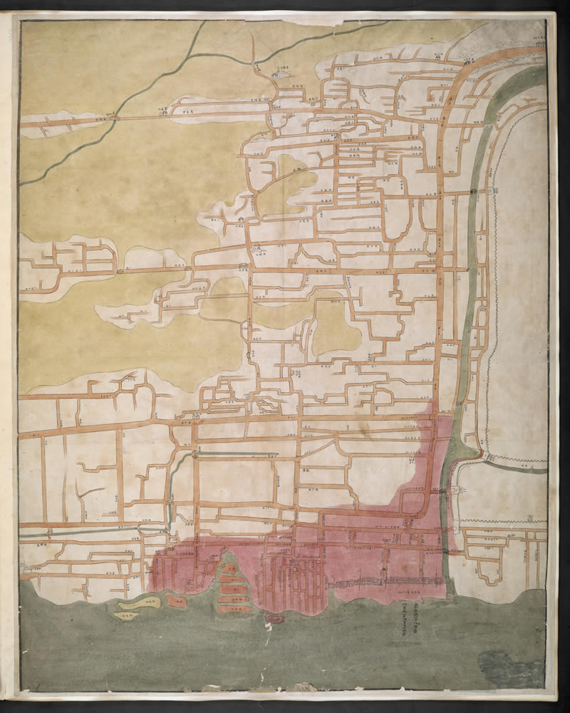 1822年《广州城西关外及十三行图》插图