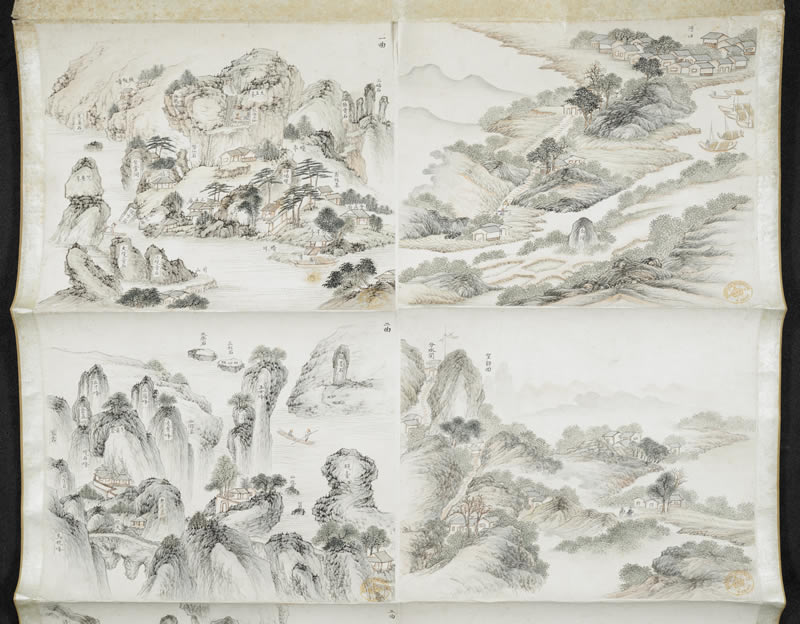 1718-1751年《武夷山十八景图》插图