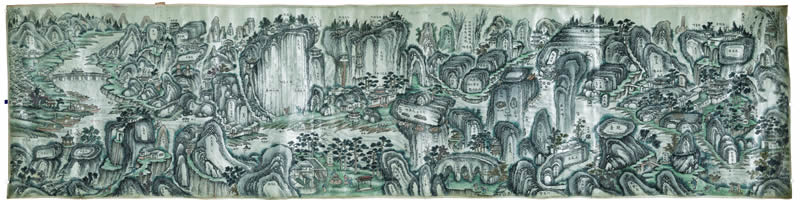 1718-1751年《武夷山九曲溪全图》插图
