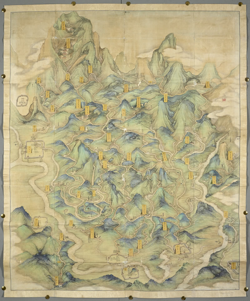 1780年浙江《四明山图》插图