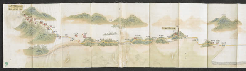 1751年《自杭州行宫游西湖道里图说》插图