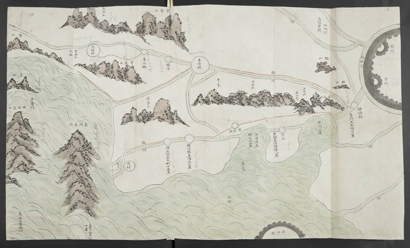 1862-1864年《苏州府阊胥二门外附郭地舆图》插图