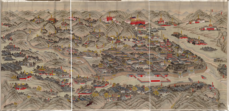 1875–1900年《热河行宫全图》插图