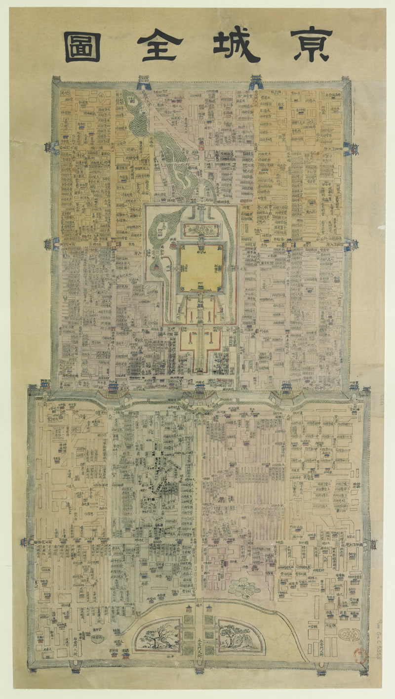 1900年《京城全图》插图