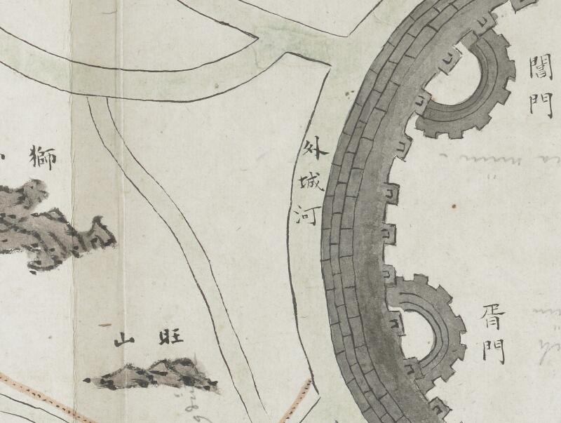 1862-1864年《苏州府阊胥二门外附郭地舆图》插图1