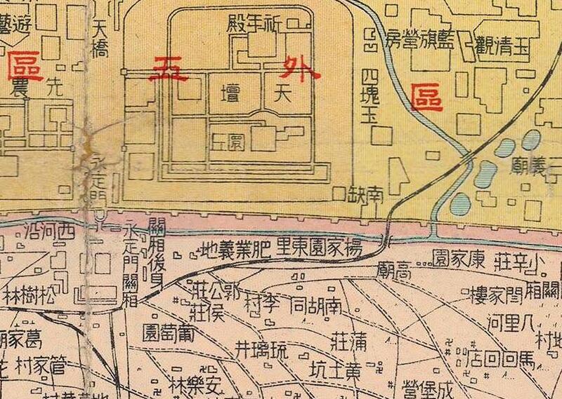1937年《最详北京四郊图》插图1