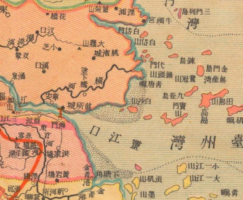 1938年《浙江省明细地图》插图2