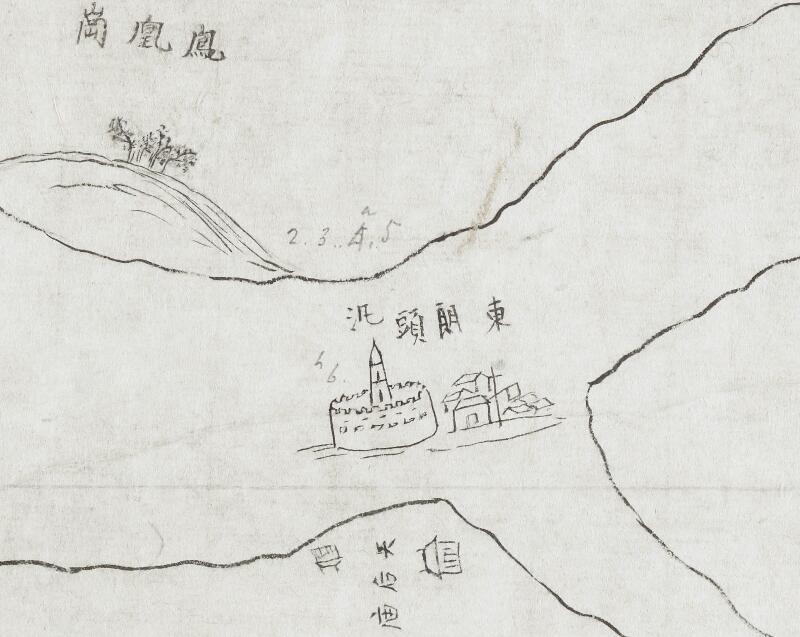 1809年《广州至澳门水道图》插图3