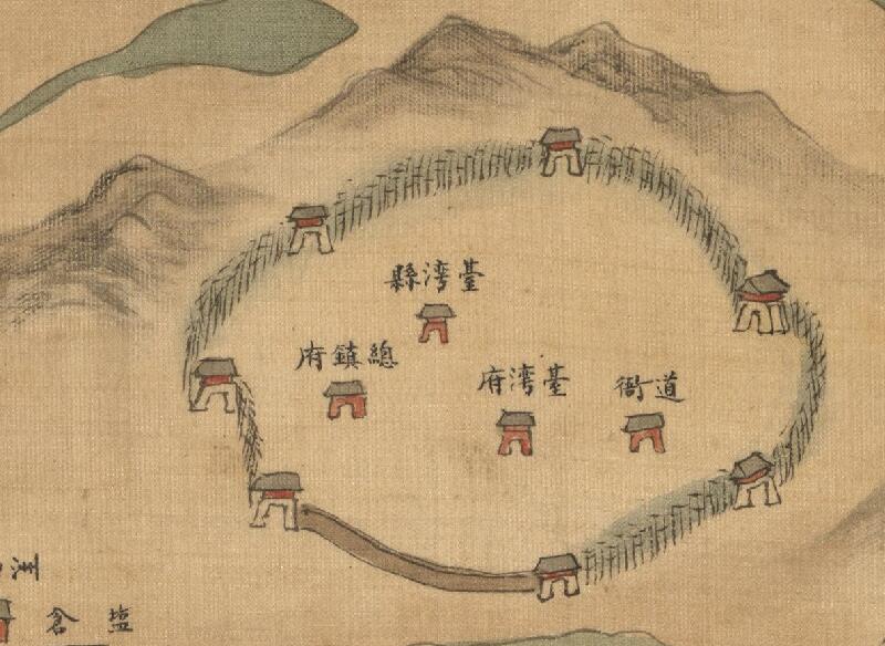 1746年《闽省盐场全图》插图3