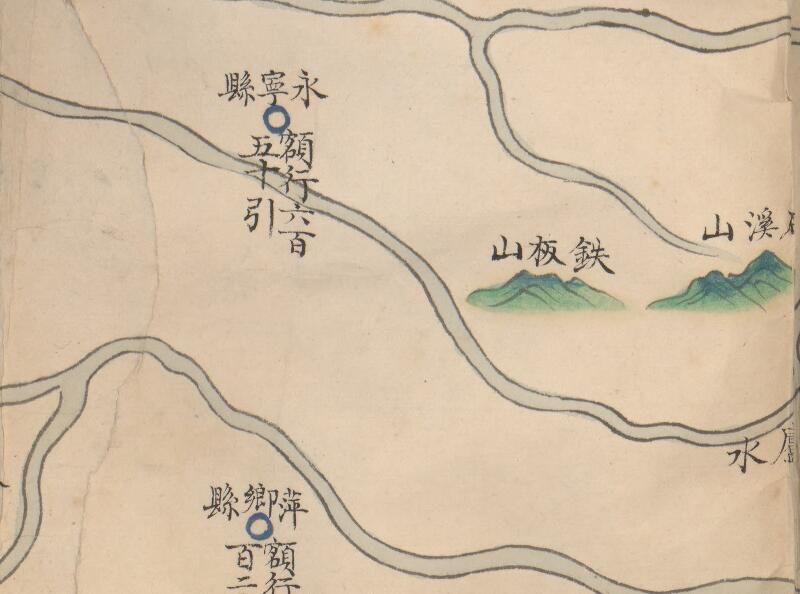 1736年《两淮盐场及四省行盐图》插图3