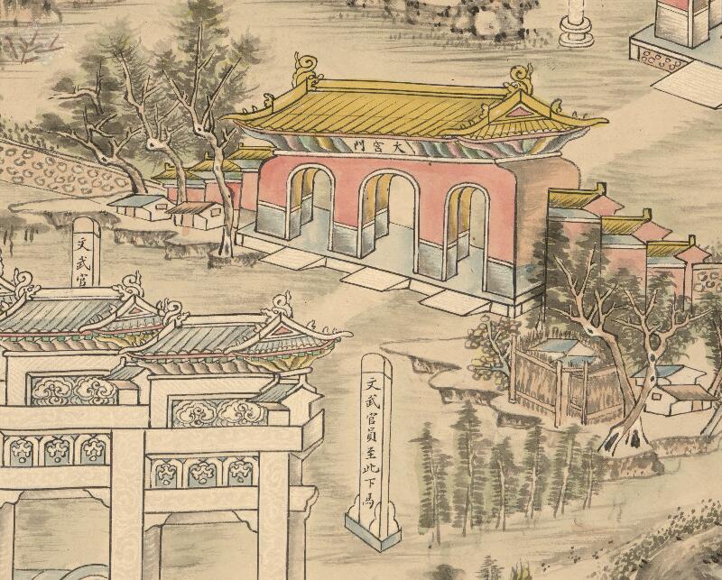 1736年后《明十三陵图》插图3