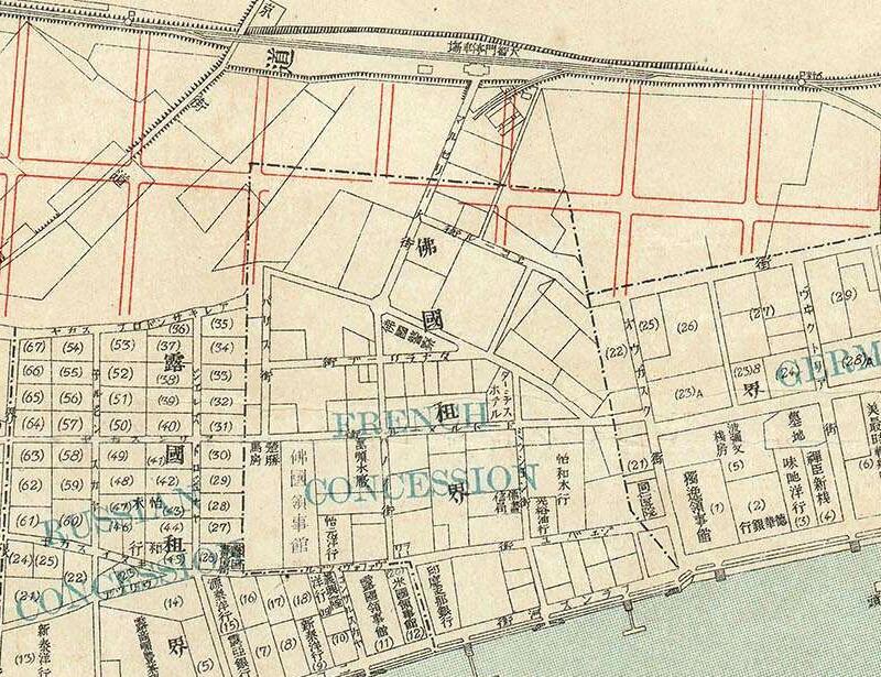 1912年《汉口全图》附新市街设计图插图3