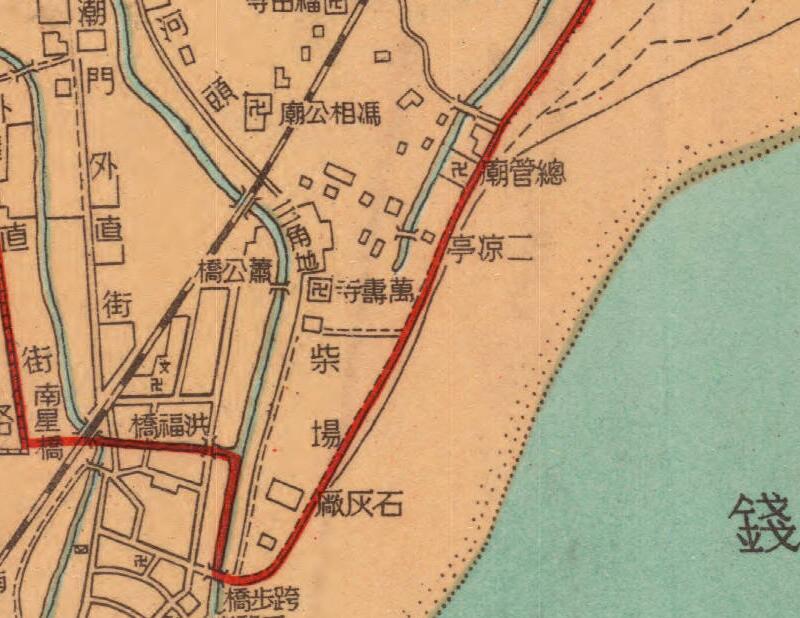 1946年《最新杭州地图》（西湖全图）插图3