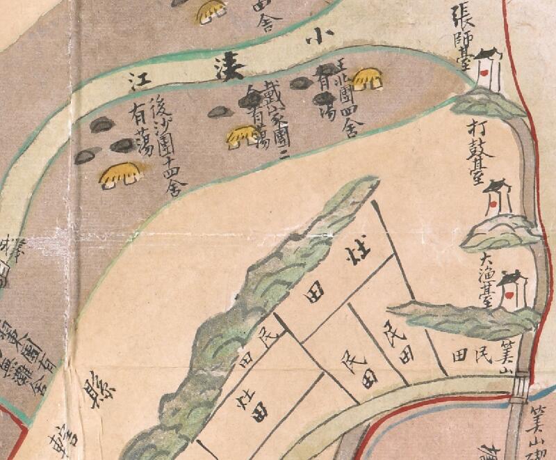 1774年《宁波府镇海县土地分类图》插图3
