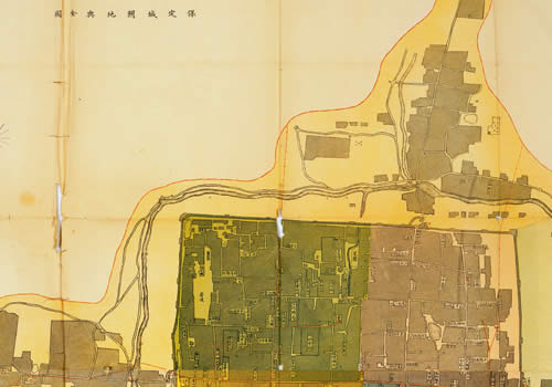 1909年《保定城关地舆全图》